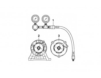 Testeur fuite chambre combustion 4MIX Stihl 59100071000 pieces detachees accessoires outils atelier reparation machine