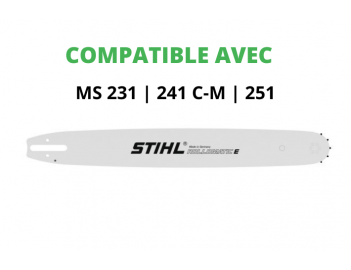 GUIDE CHAINE 45 CM 1,6 mm ROLLO E Stihl 30050084717 accessoires bois motoculture élagage espaces verts tronconneuse