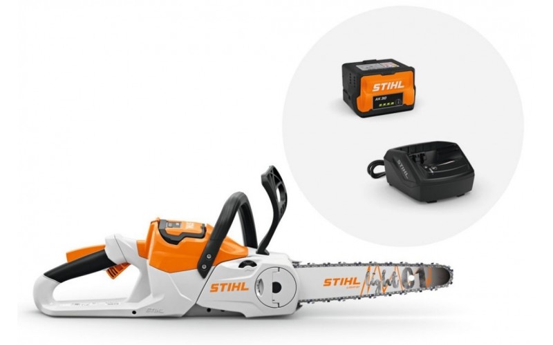 Tronçonneuse à batterie MSA 70 C-B Pack batterie Chargeur Stihl MA040115822 machine coupe bois motoculture Tronçonneuse à batterie MSA 70 C-B Pack batterie Chargeur Stihl MA040115822 machine coupe bois motoculture