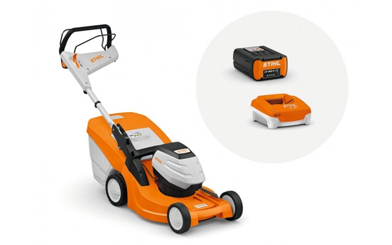 Tondeuse à batterie tractée RMA 443.2 VC 63582000037 Stihl machine motoculture espaces verts légère, maniable et pratique Tondeuse à batterie tractée RMA 443.2 VC 63582000037 Stihl machine motoculture espaces verts légère, maniable et pratique