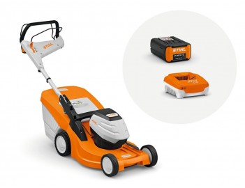 Tondeuse à batterie tractée RMA 443.2 VC 63582000037 Stihl machine motoculture espaces verts légère, maniable et pratique