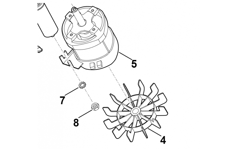 Moteur électrique Broyeur GHE 230V  - 25 kW Stihl 60086000216