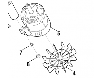 Moteur électrique Broyeur GHE 230V  - 25 kW Stihl 60086000216