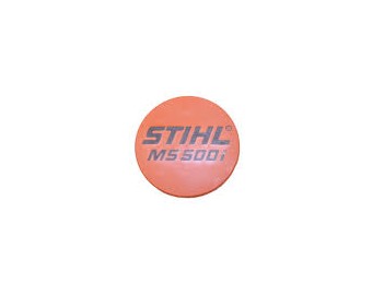 Plaque matricule tronçonneuse MS 500i Stihl 11479671500