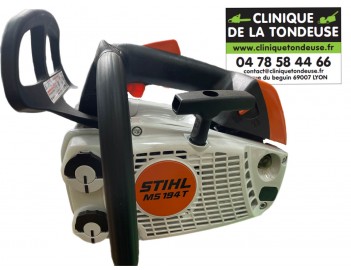 TRONÇONNEUSE STIHL MS 194 T 3/8P 35CM/14 63P 11372000326 clinique de la tondeuse