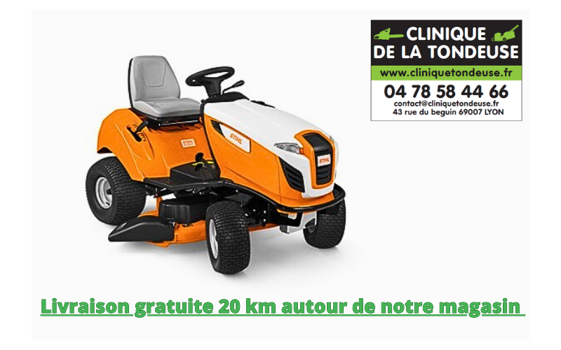 livraison gratuite clinique tondeuse TRACTEUR DE PELOUSE RT 4112 SZ