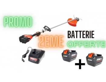 PACK + 2ème BATTERIE OFFERTE!  2024. cliniquetondeusefr. Débroussailleuse à batterie DSRM 2600L/C1