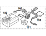 KIT TRANSFORMATION AVEC BATTERIE POUR ROBOT MI632