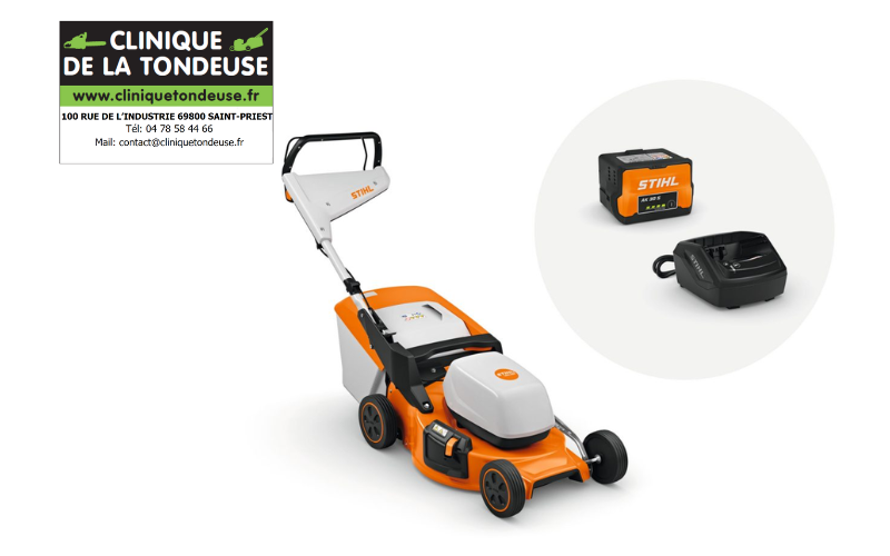 TONDEUSE A BATTERIE STIHL pack RMA 253.3 T + AL 101 + AK 30S WA220111430 TONDEUSE A BATTERIE STIHL pack RMA 253.3 T + AL 101 + AK 30S WA220111430