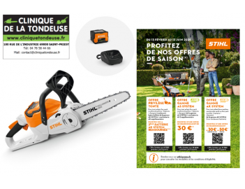 offre de remboursement MSA 60 C-B TRONCONNEUSE A BATTERIE PACK