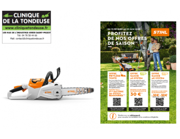 offre de remboursement MSA 80 C-B NU TRONCONNEUSE A BATTERIE STIHL MA040115843