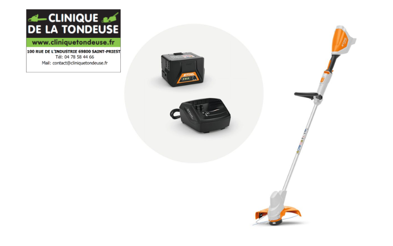 FSA 57 R + AK 10 + AL 101 COUPE BORDURE A BATTERIE STIHL 45220115740 FSA 57 R + AK 10 + AL 101 COUPE BORDURE A BATTERIE STIHL 45220115740