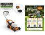 TONDEUSE A BATTERIE pack RMA 253 T + AL 101 + AK 30S STIHL