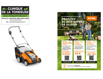 offre de remboursement 62910116600 SCARIFICATEUR A BATTERIE STIHL RLA 240 NU