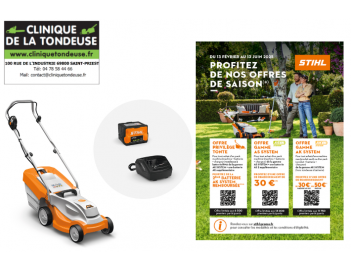 offre de remboursement 63112000045 TONDEUSE A BATTERIE RMA 235 PACK