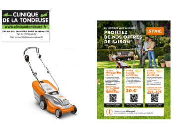 offre de remboursement TONDEUSE A BATTERIE RMA 235 NUE (63110111410)