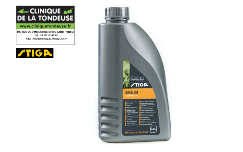 HUILE 4-TEMPS type SAE 30 0.6 L STIGA 1111-9234-01 HUILE 4-TEMPS type SAE 30 0.6 L STIGA 1111-9234-01