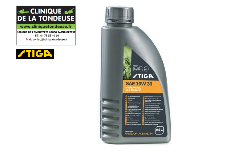 HUILE 4-TEMPS type SAE 10W-30 1.4L STIGA 1111-9238-01 HUILE 4-TEMPS type SAE 10W-30 1.4L STIGA 1111-9238-01