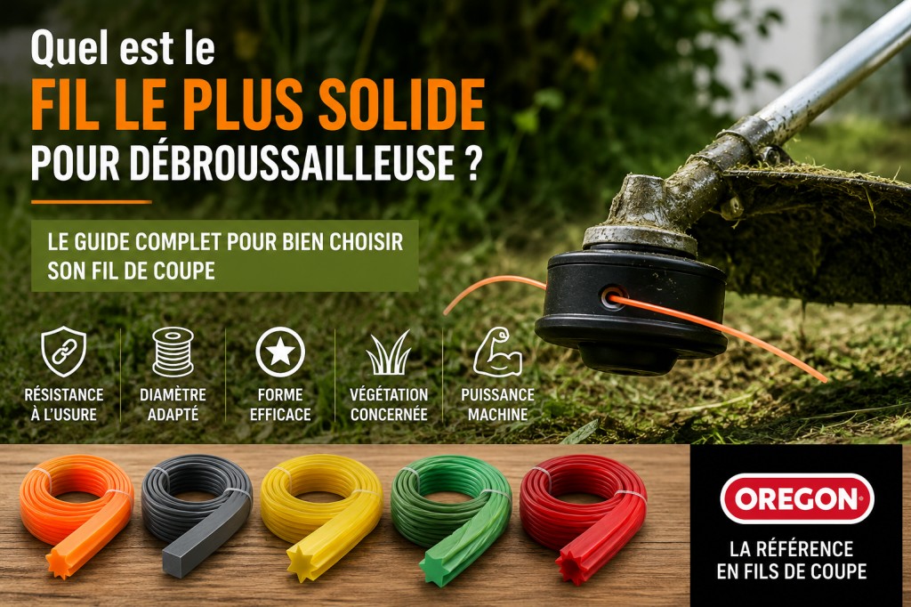 Quel est le fil le plus solide pour débroussailleuse ?
