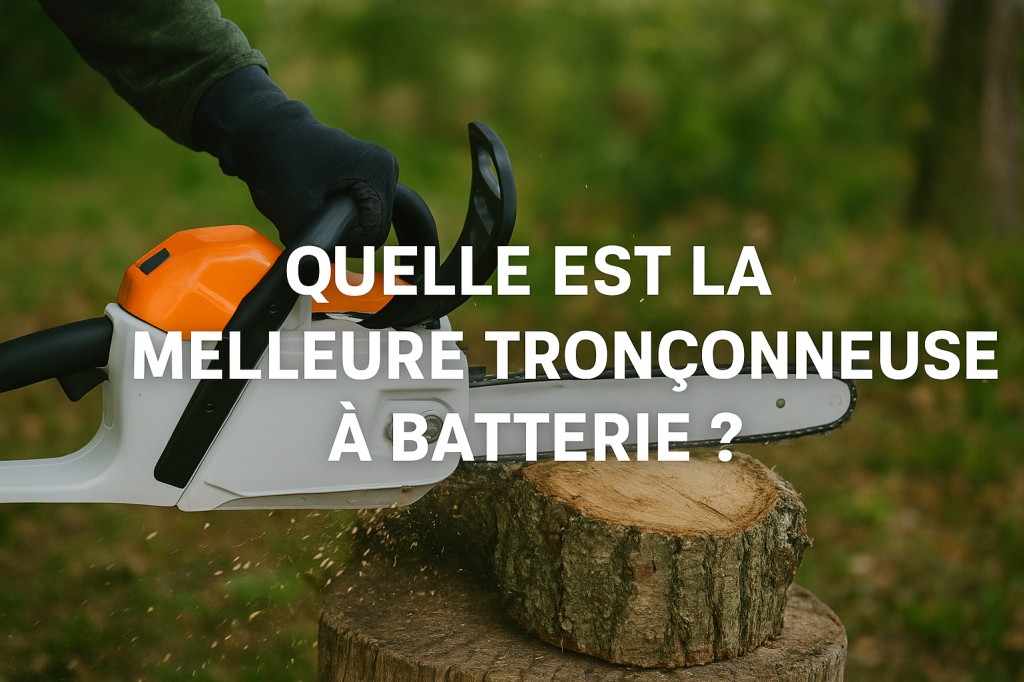 Quelle est la meilleure tronçonneuse à batterie ?