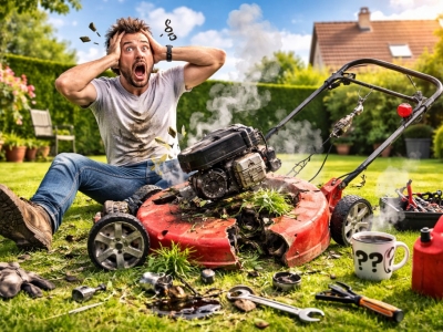 Les 10 pannes les plus fréquentes sur une tondeuse !