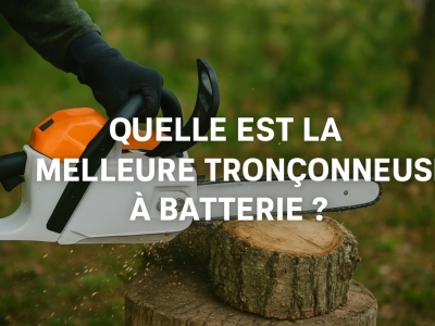 Quelle est la meilleure tronçonneuse à batterie ? 